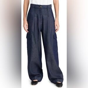 Rag & Bone Cassidy Tailored Cargo, Rinse (dark indigo wash), Size 29 (NWT)